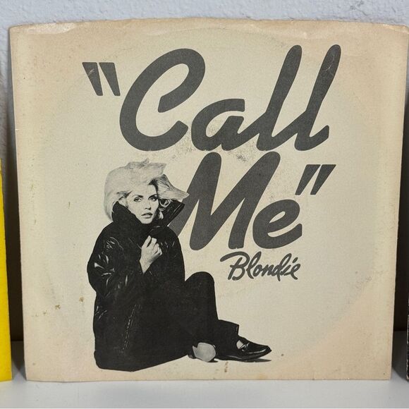 3 Vintage 45 Vinyl Record Singles Blondie & The Beatles - Picture 3 of 12